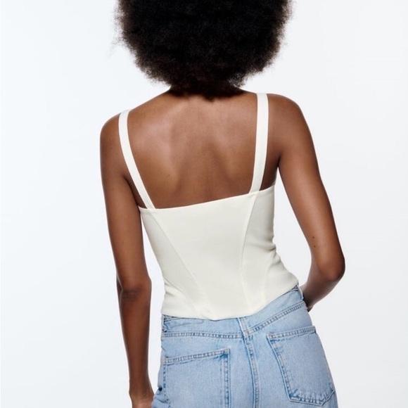 Zara linen blend corset - Picture 2 of 4